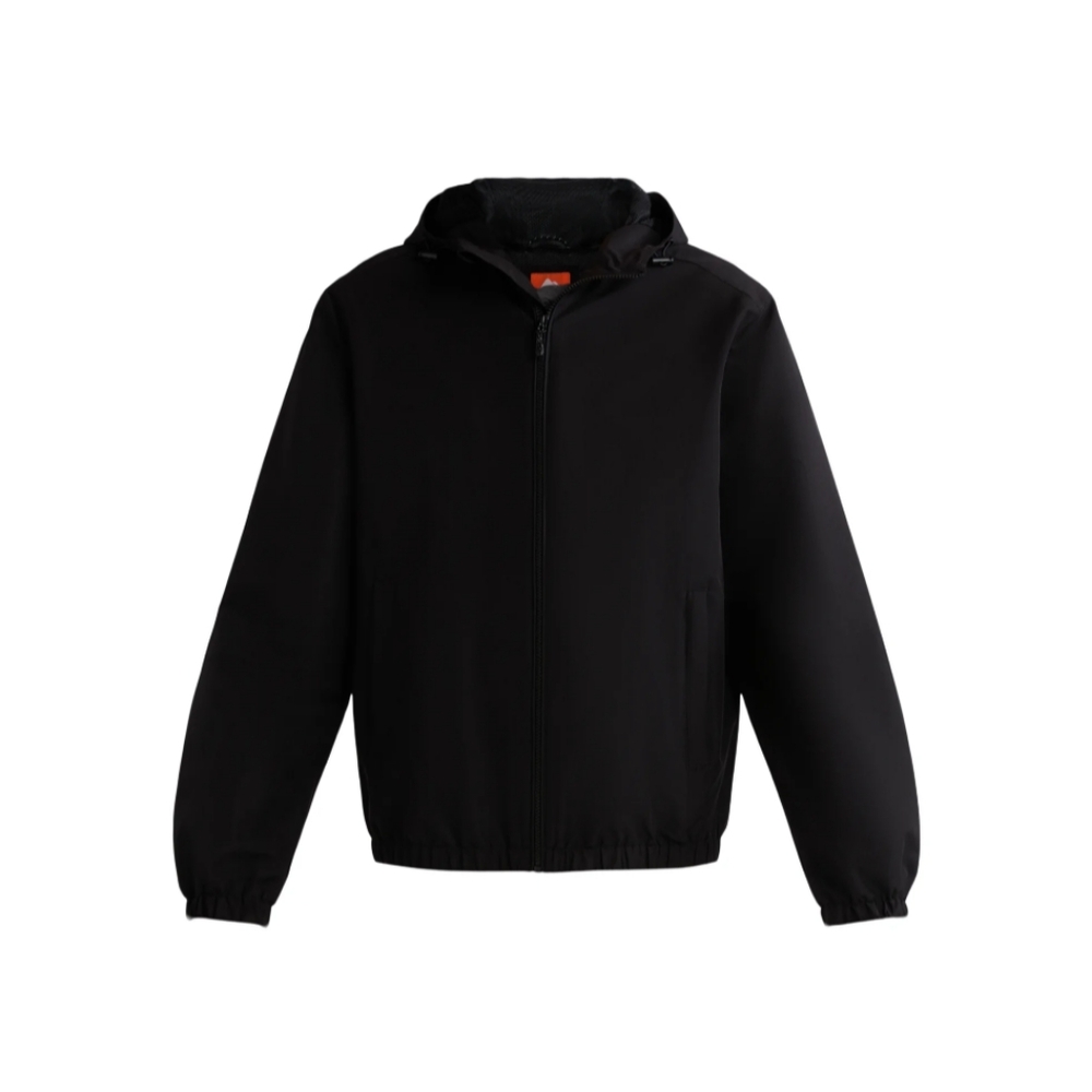 Ozark Trail Men's Size S (34-36) Windbreaker Jacket with Hood Rich Black